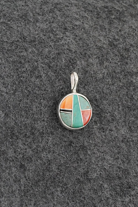 Multi-Stone & Sterling Silver Pendant - Joseph Martinez