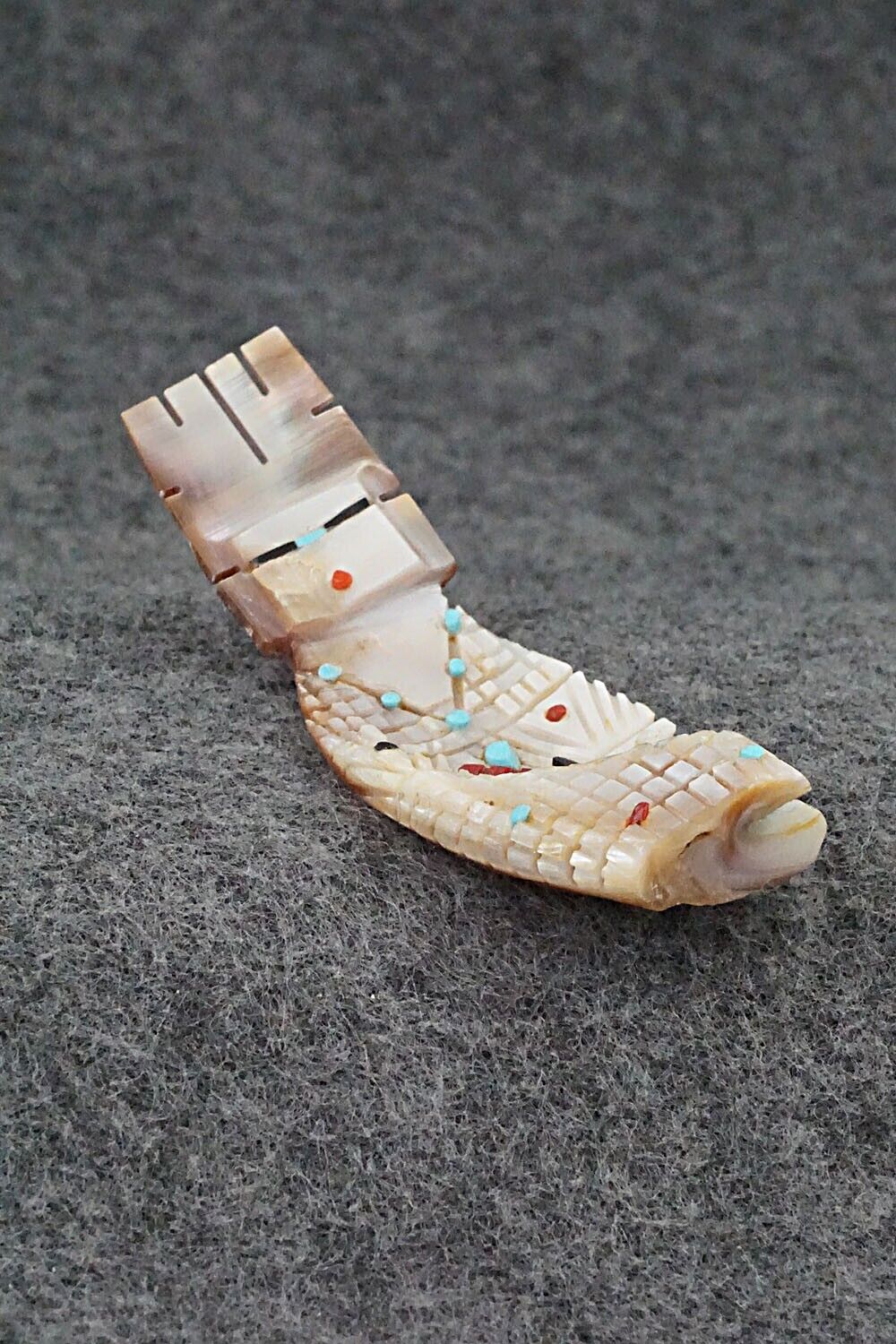 Corn Maiden Zuni Fetish Carving - Carl Etsate