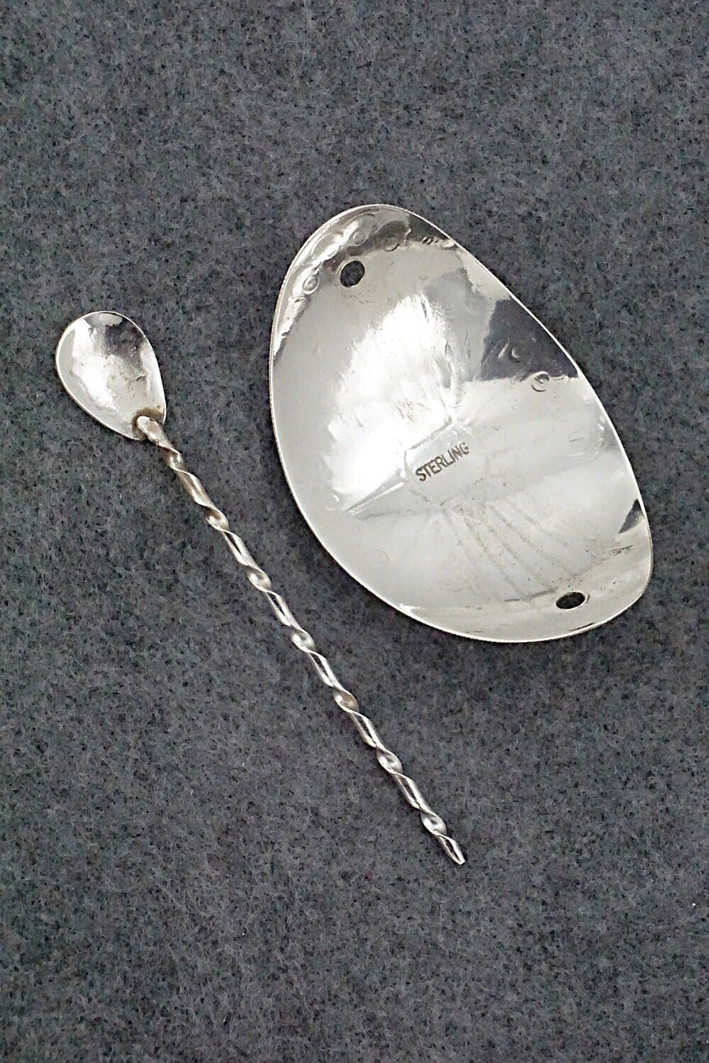 Turquoise & Sterling Silver Hair Pin - Jolene Begay