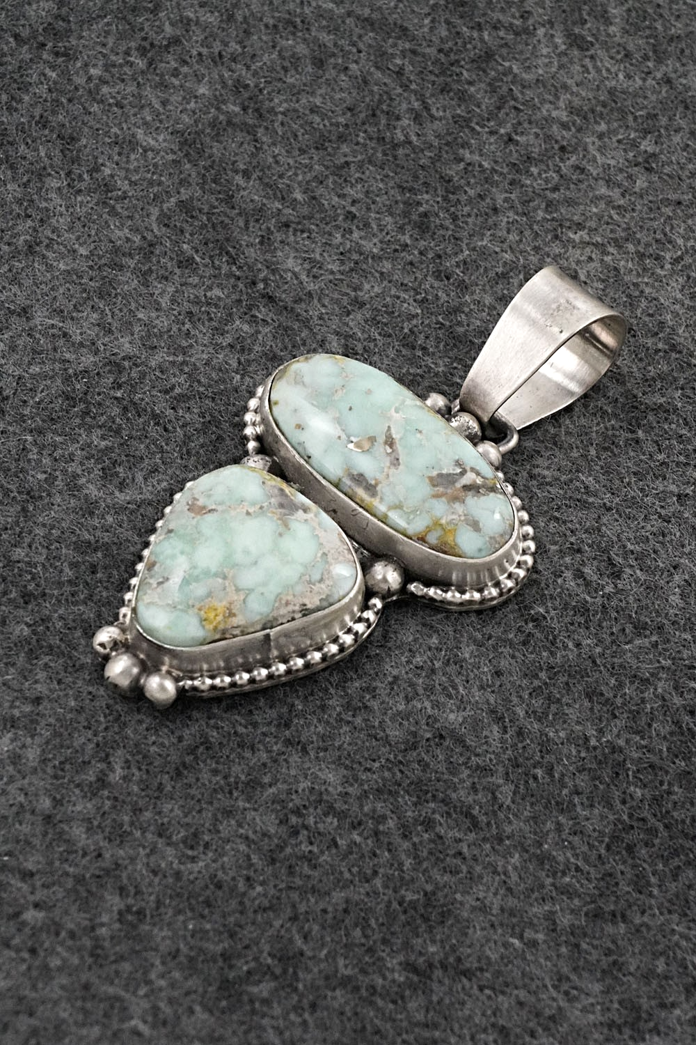 Variscite & Sterling Silver Pendant - Bobby Johnson