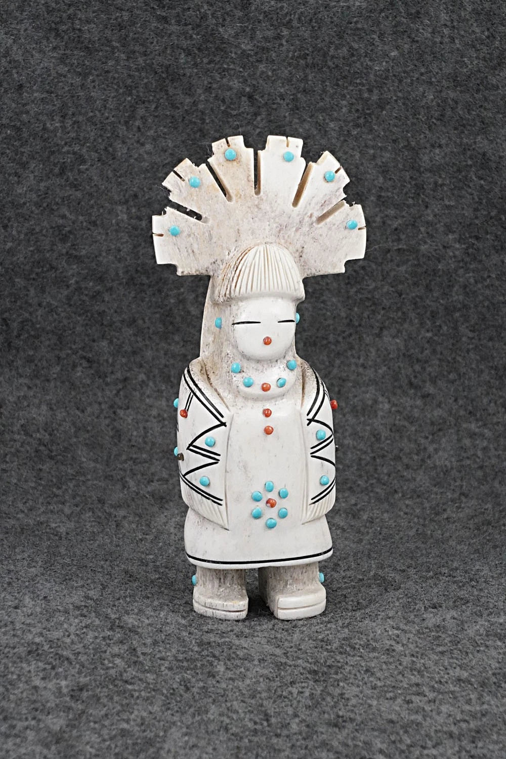 Corn Maiden Zuni Fetish Carving - Claudia Peina