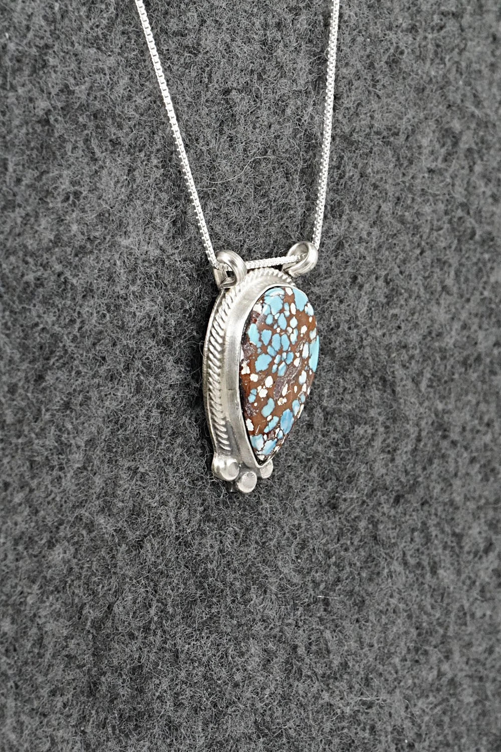 Turquoise & Sterling Silver Necklace - Sharon McCarthy