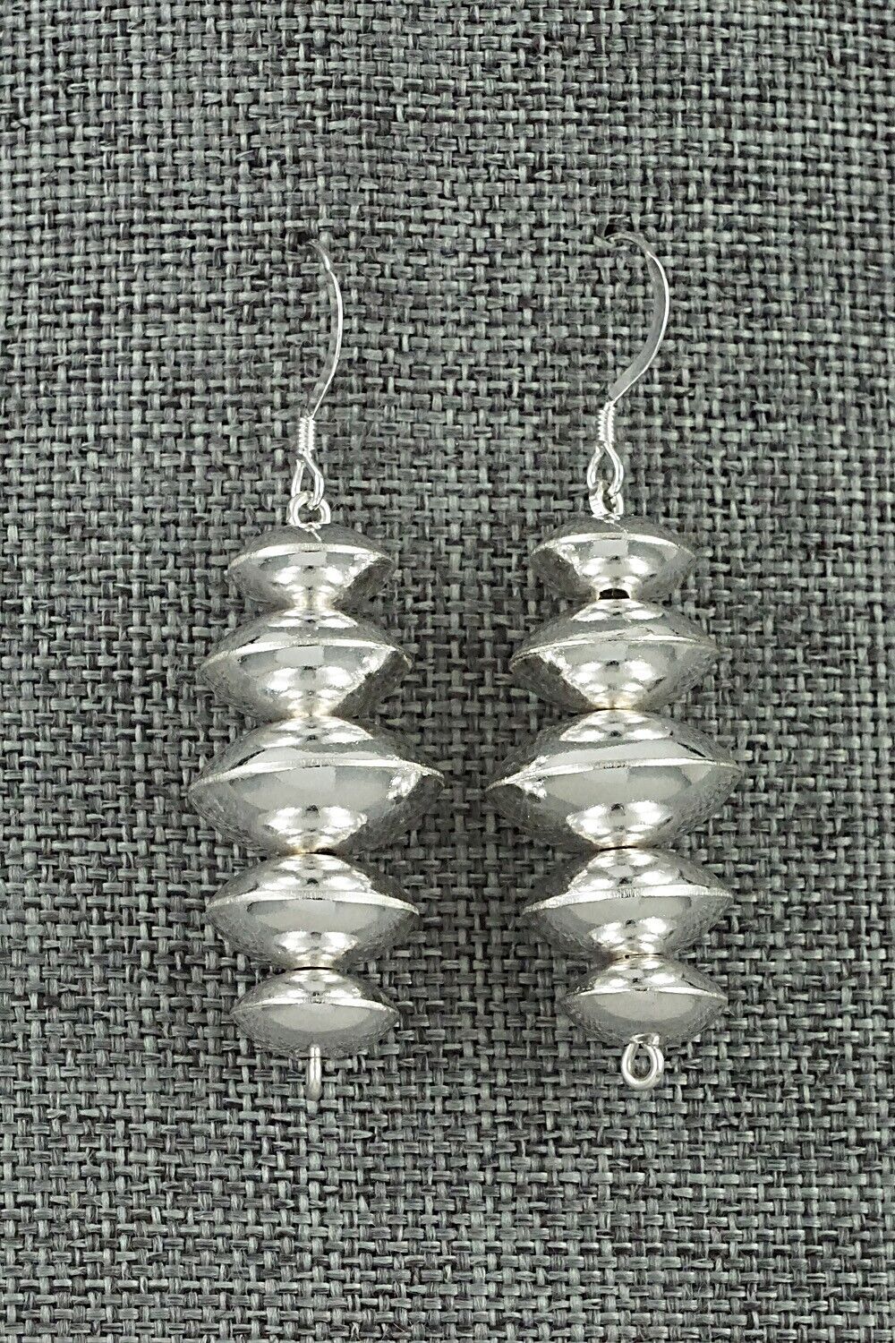 Sterling Silver Navajo Pearl Earrings - Preston Haley