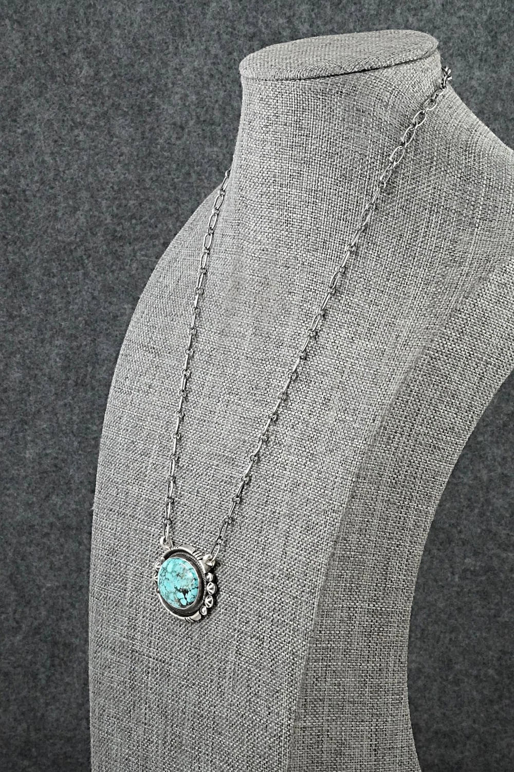 Turquoise & Sterling Silver Necklace - Marita Benally