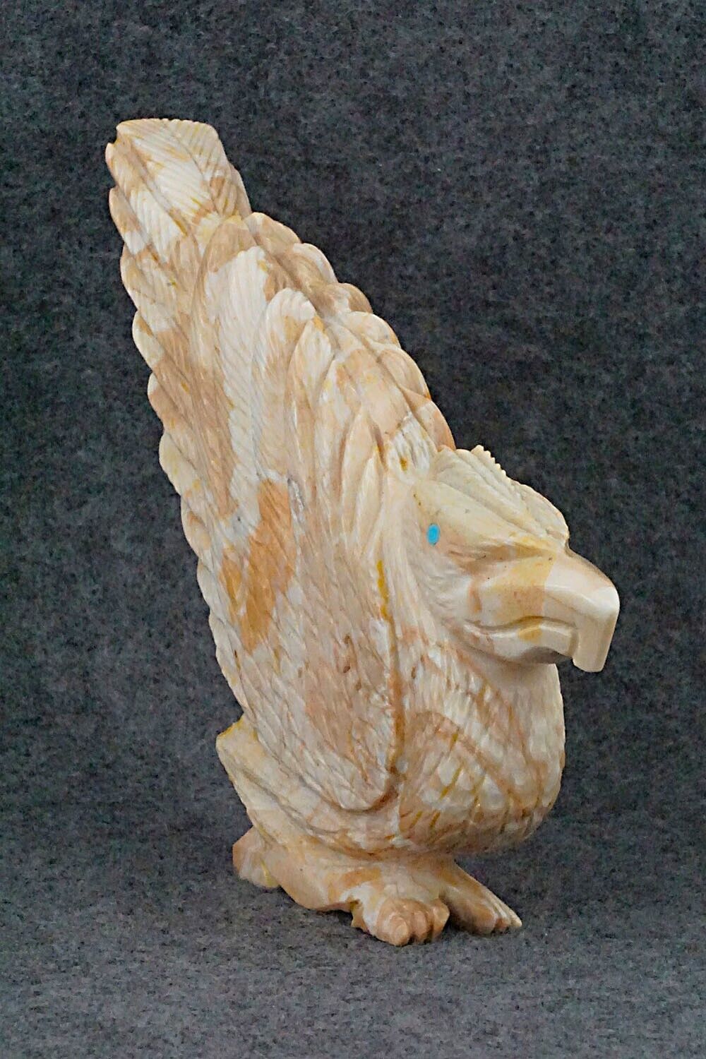 Roadrunner Zuni Fetish Carving - Tony Mackel