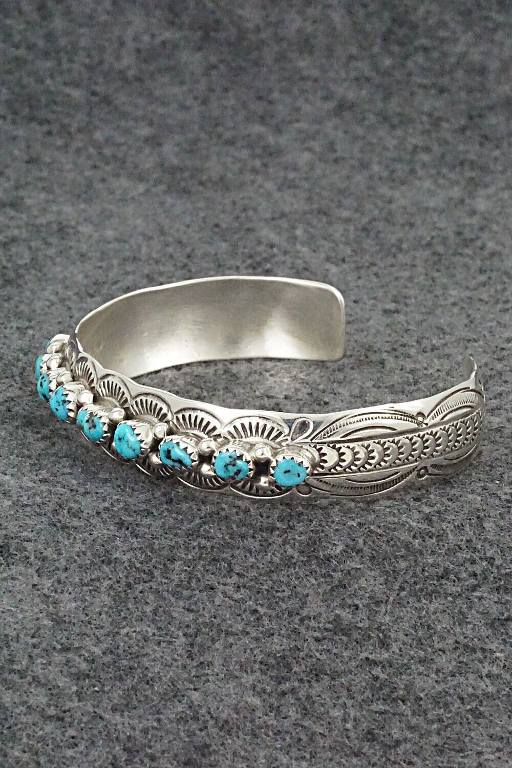 Turquoise & Sterling Silver Bracelet - Grace Silver
