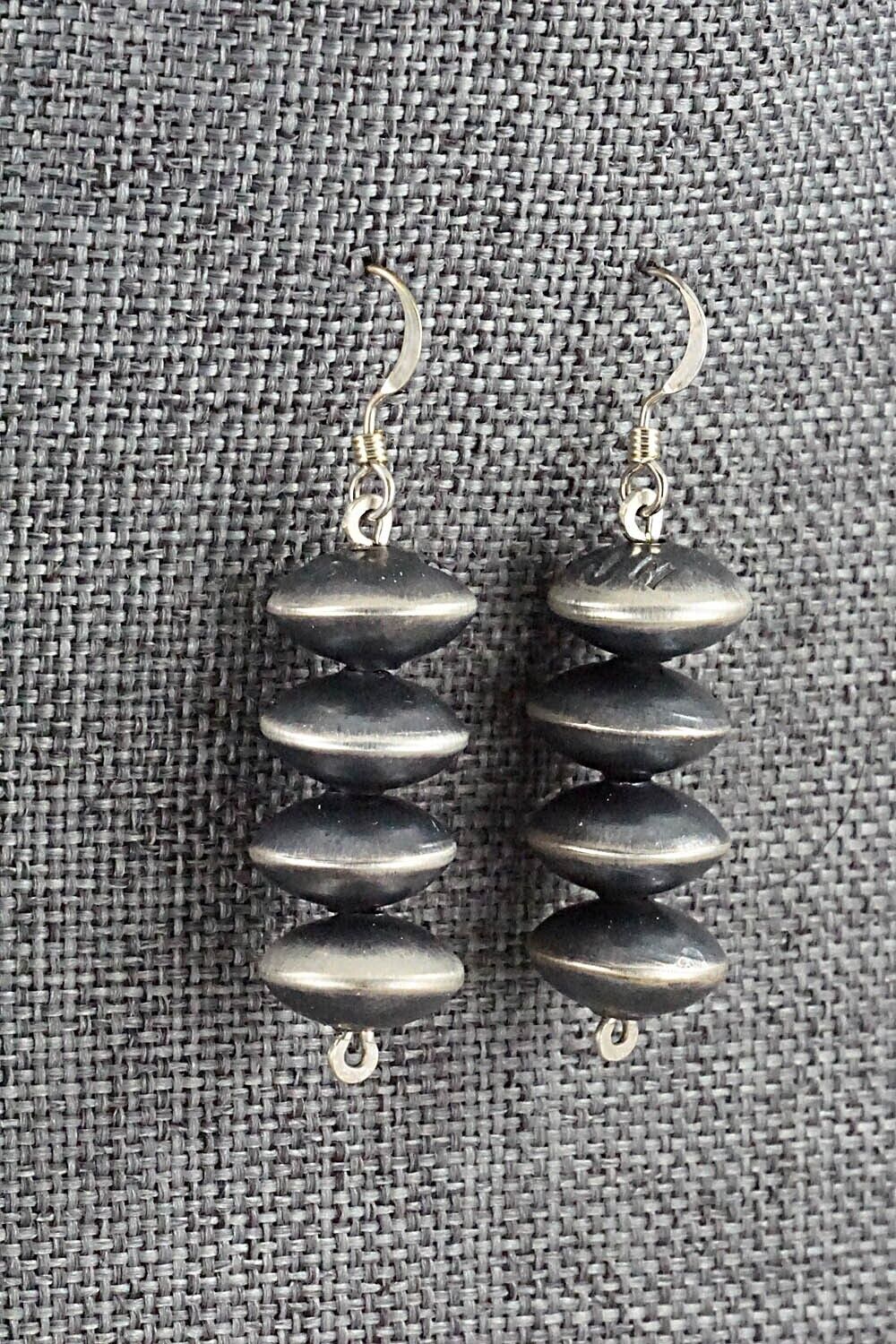 Sterling Silver Navajo Pearl Earrings - Preston Haley