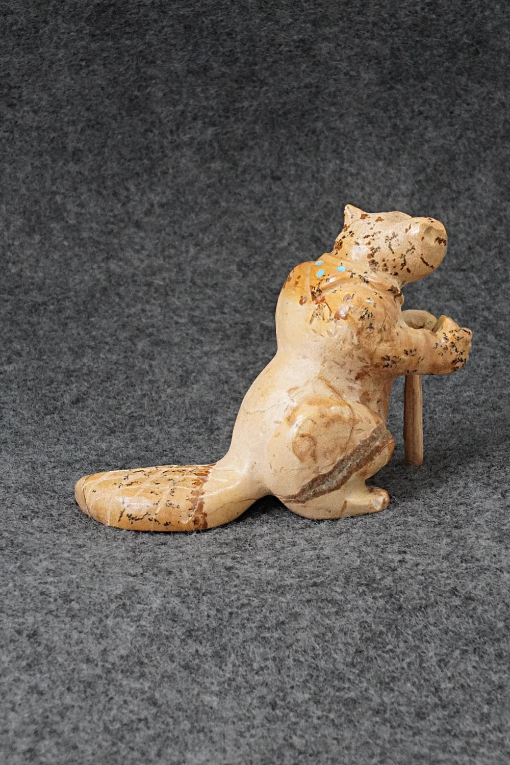 Beaver Zuni Fetish Carving - Freddie Leekya