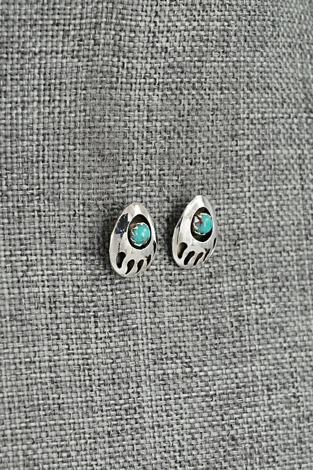 Turquoise & Sterling Silver Earrings - Sandra Parker