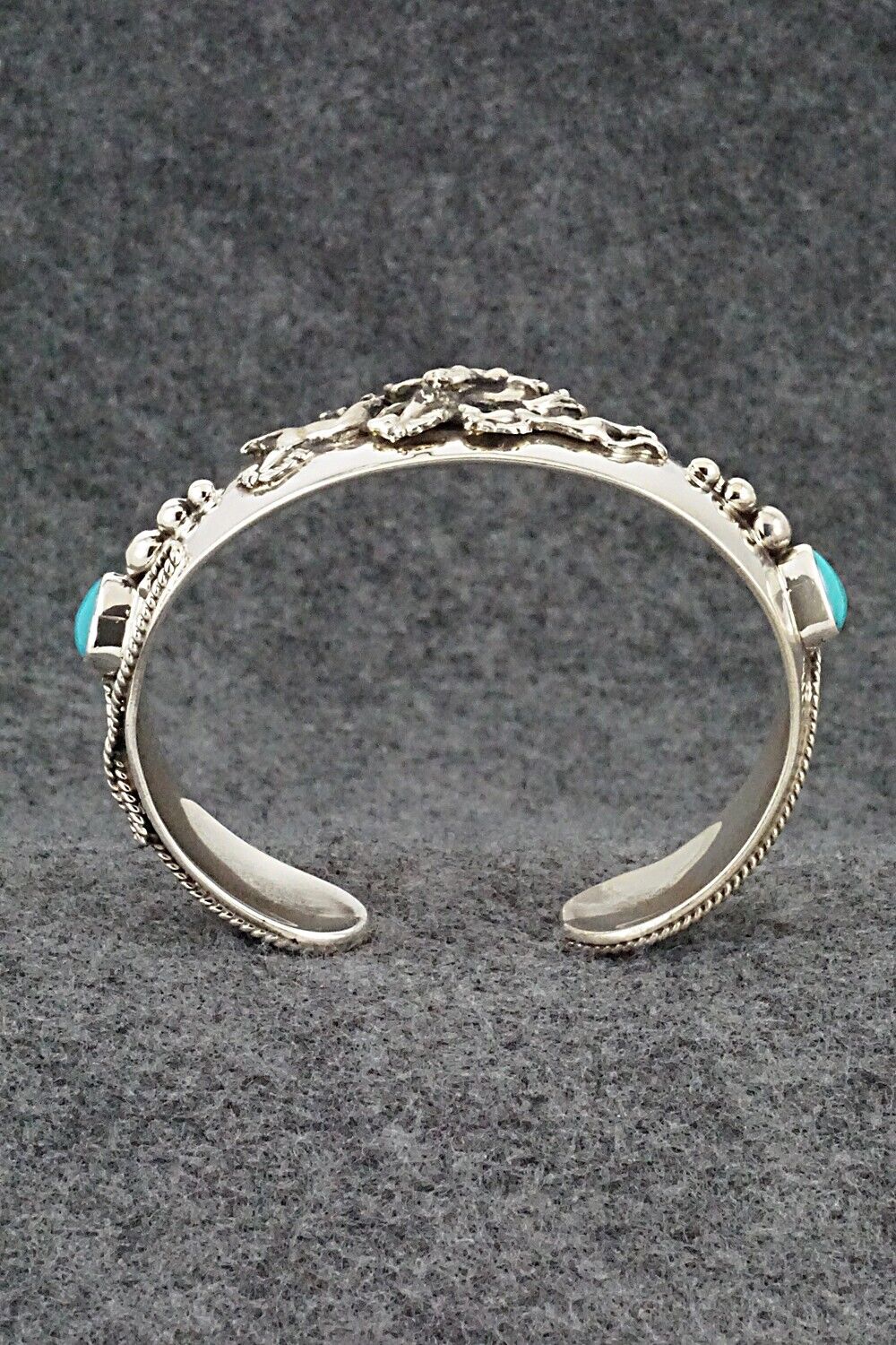 Turquoise & Sterling Silver Bracelet - Bobby Platero