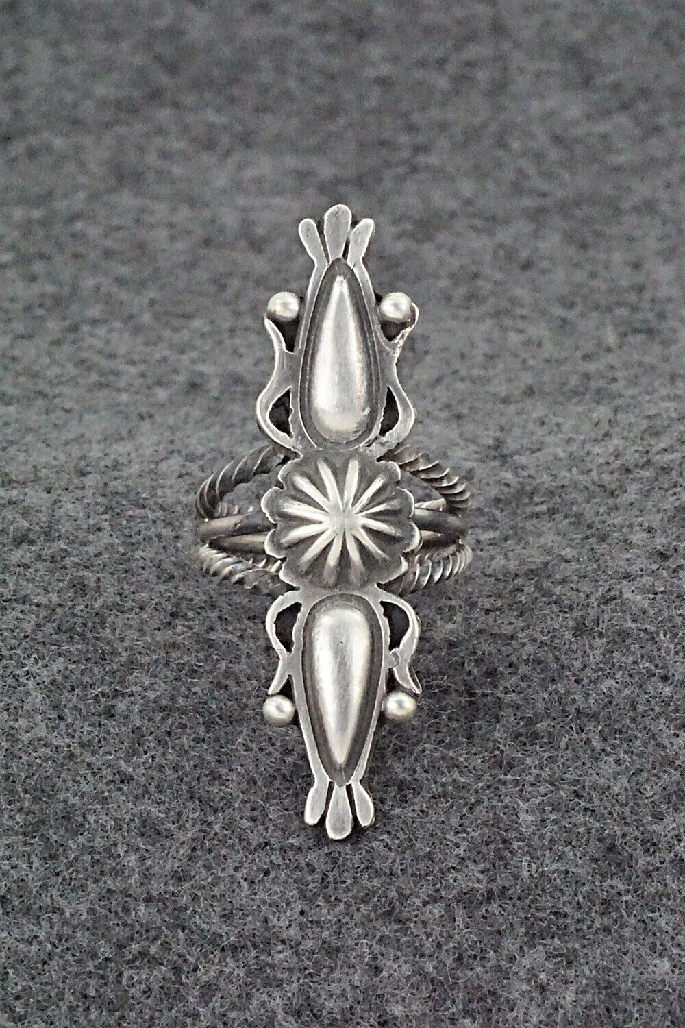 Sterling Silver Ring - Bobby Platero - Size 8.5