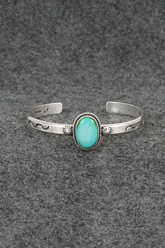 Turquoise & Sterling Silver Bracelet - Samuel Yellowhair