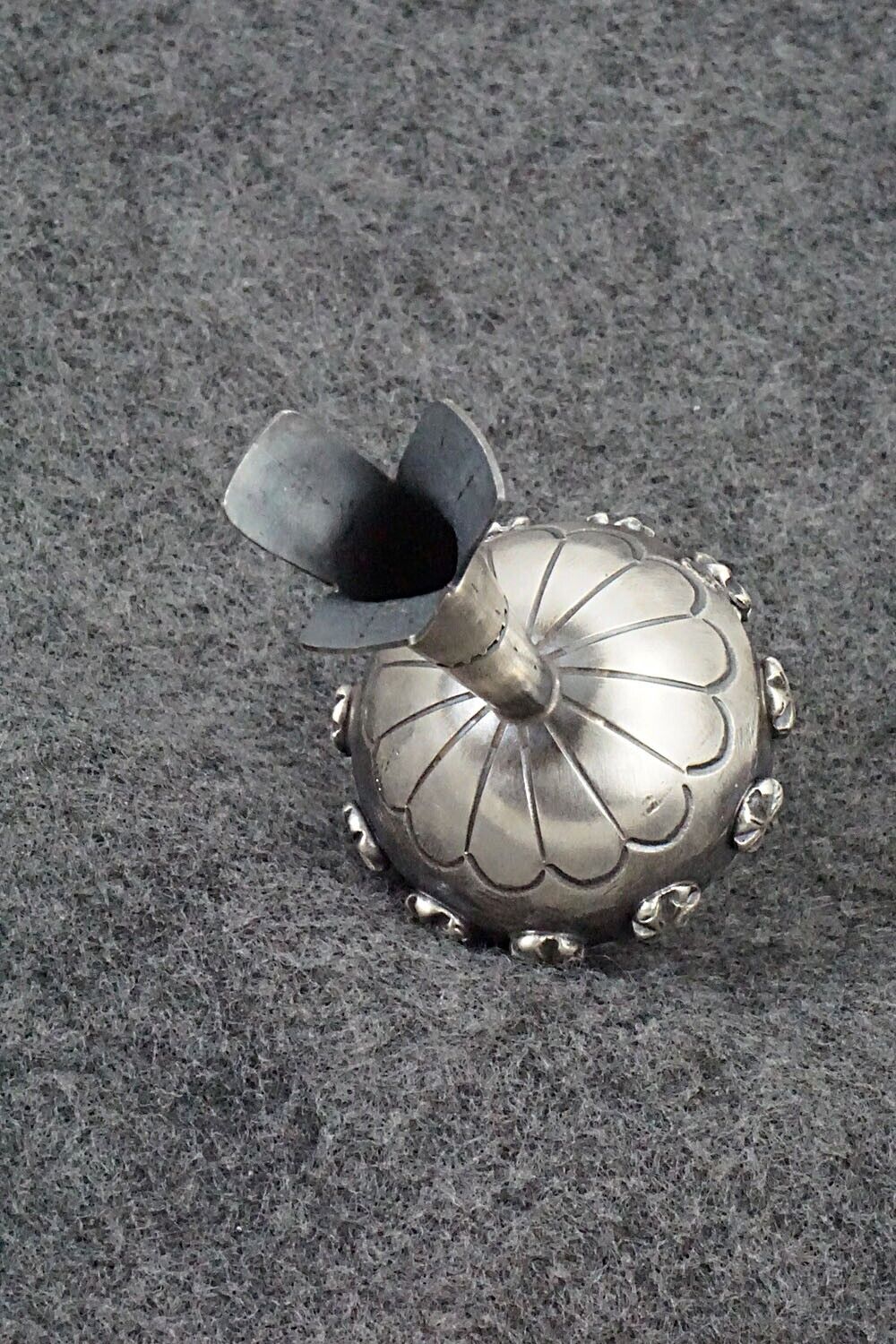 Sterling Silver Blossom Pendant - Tim Yazzie