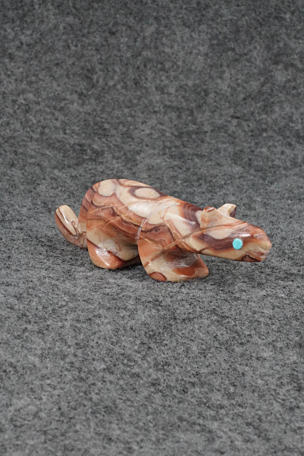 Mountain Lion Zuni Fetish Carving - Ronnie Lunasee