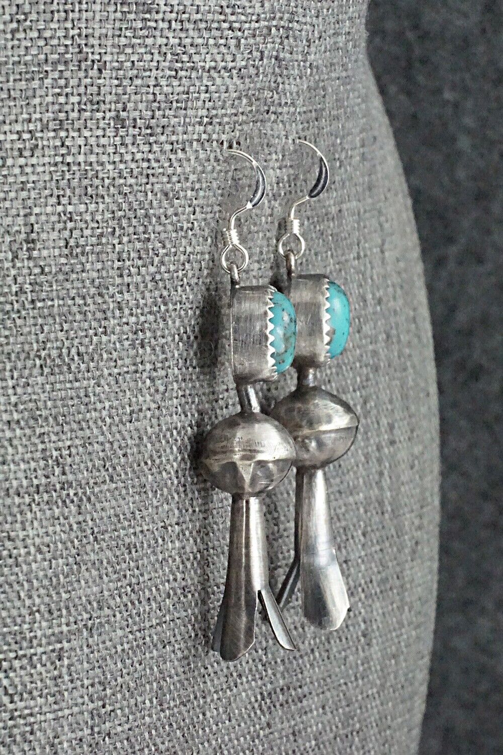 Turquoise & Sterling Silver Earrings - Emily Tsosie