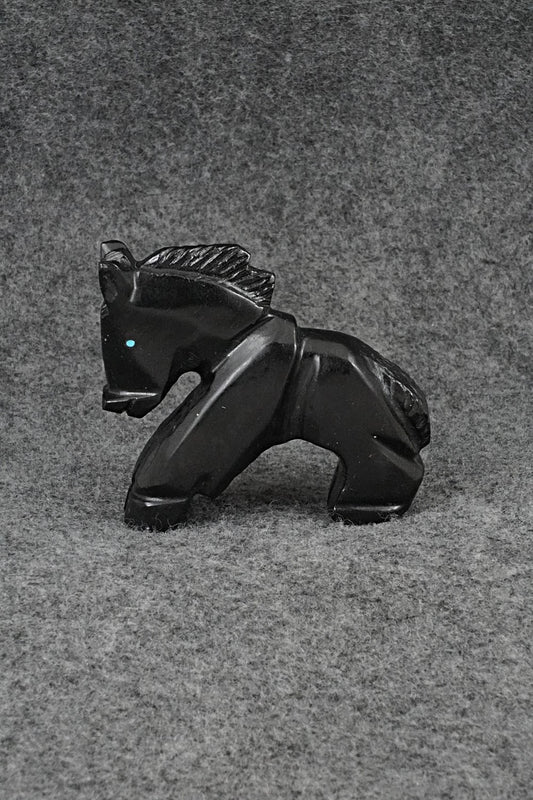 Horse Zuni Fetish Carving - Tony Mackel