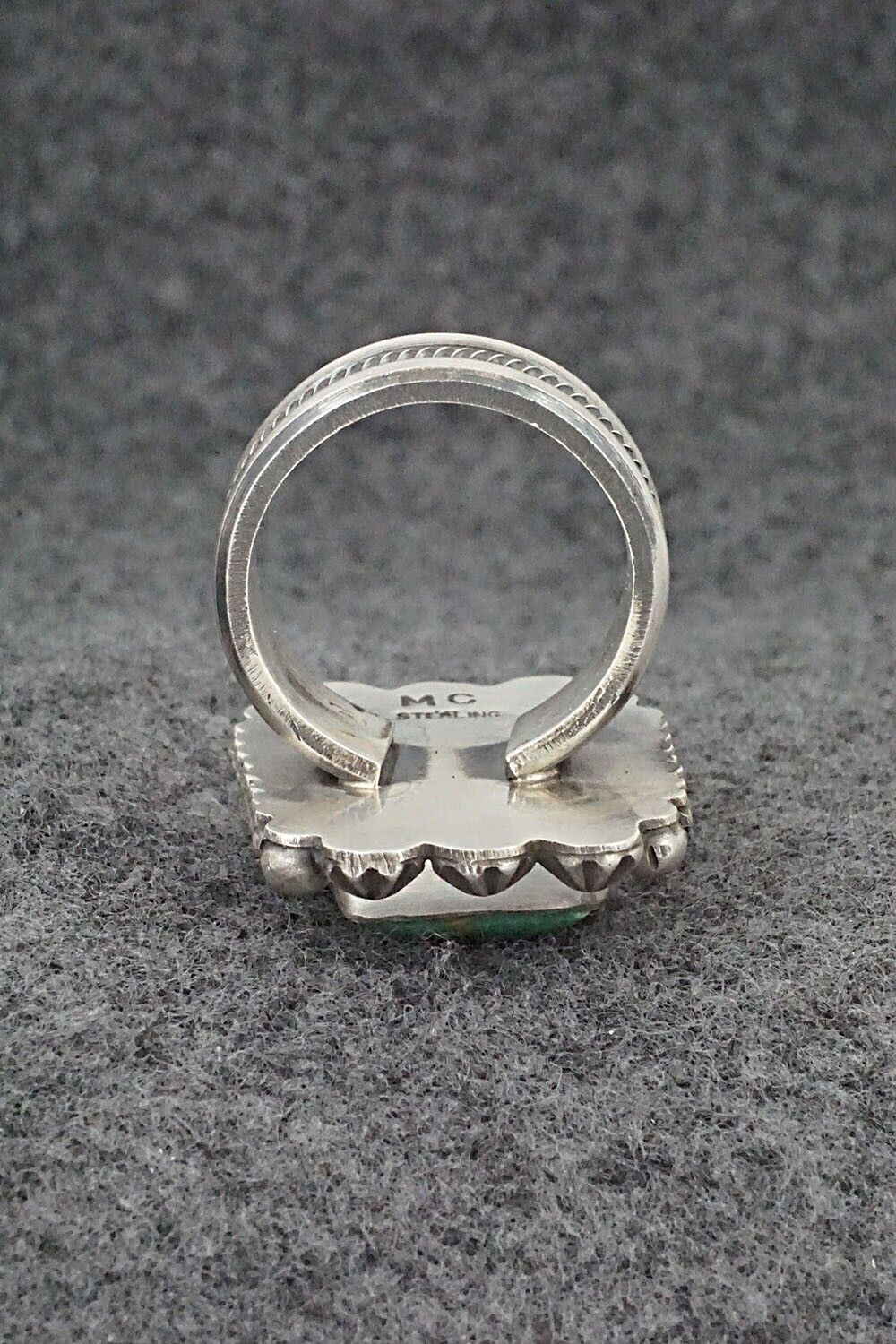 Turquoise & Sterling Silver Ring - Michael Calladitto - Size 8