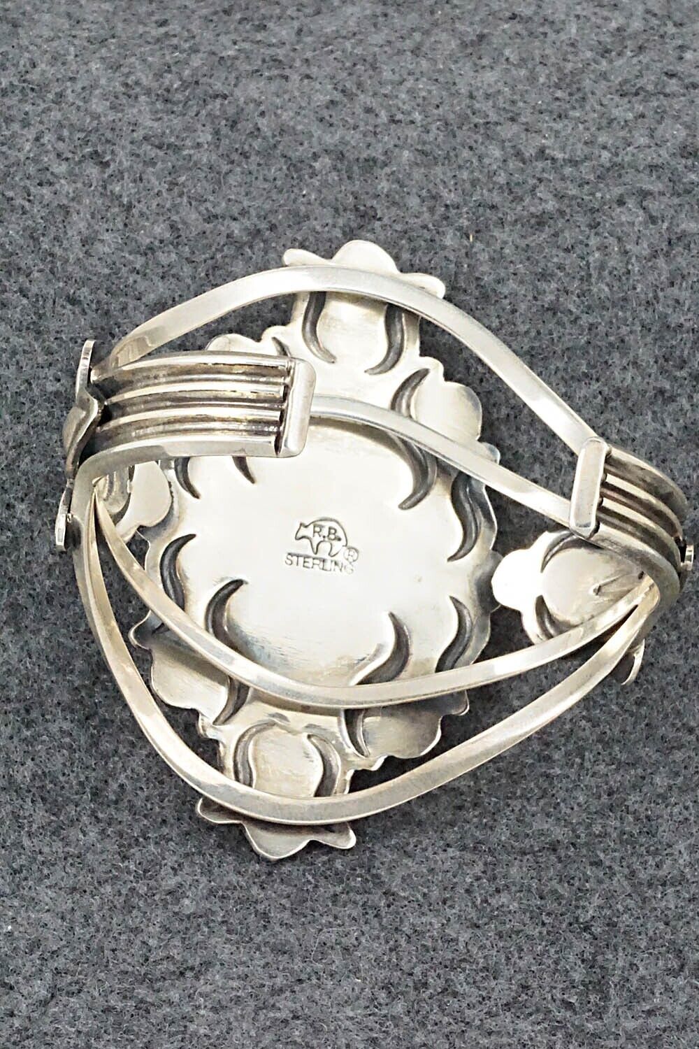 Coral & Sterling Silver Bracelet - Emerson Delgarito