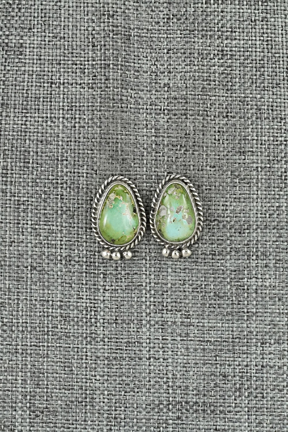 Turquoise & Sterling Silver Earrings - Rosemary Saunders