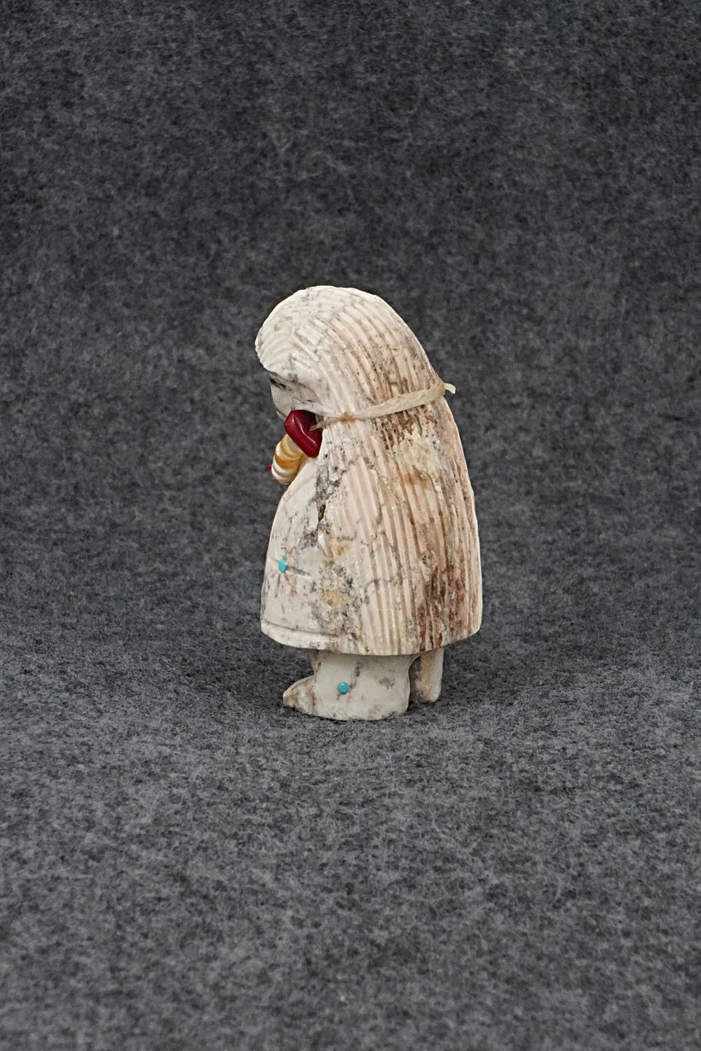 Corn Maiden Zuni Fetish Carving - Farlan & Paulette Quam