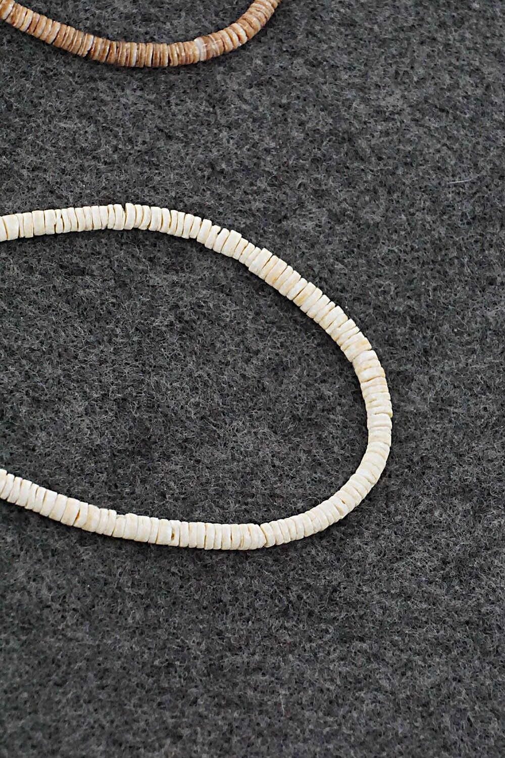 Shell Beaded Necklace 24"- Ramona Bird