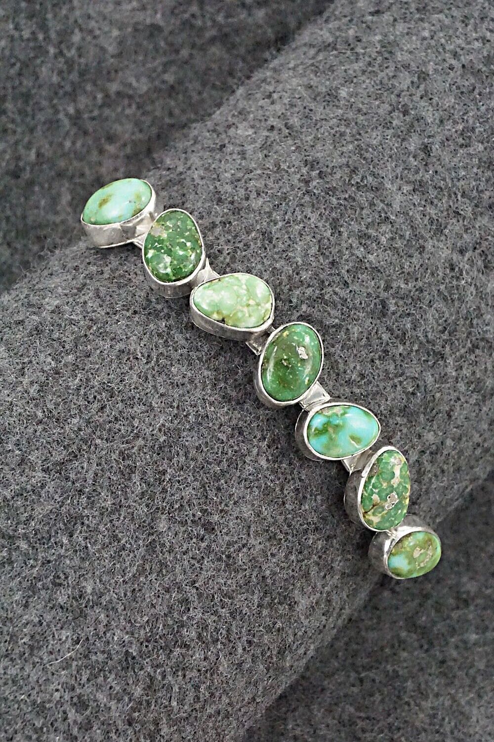 Turquoise & Sterling Silver Bracelet - Samuel Yellowhair