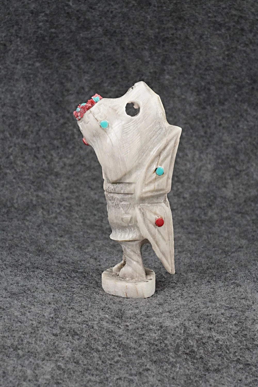 Butterfly Maiden Zuni Fetish Carving - Elfina Lowsayate