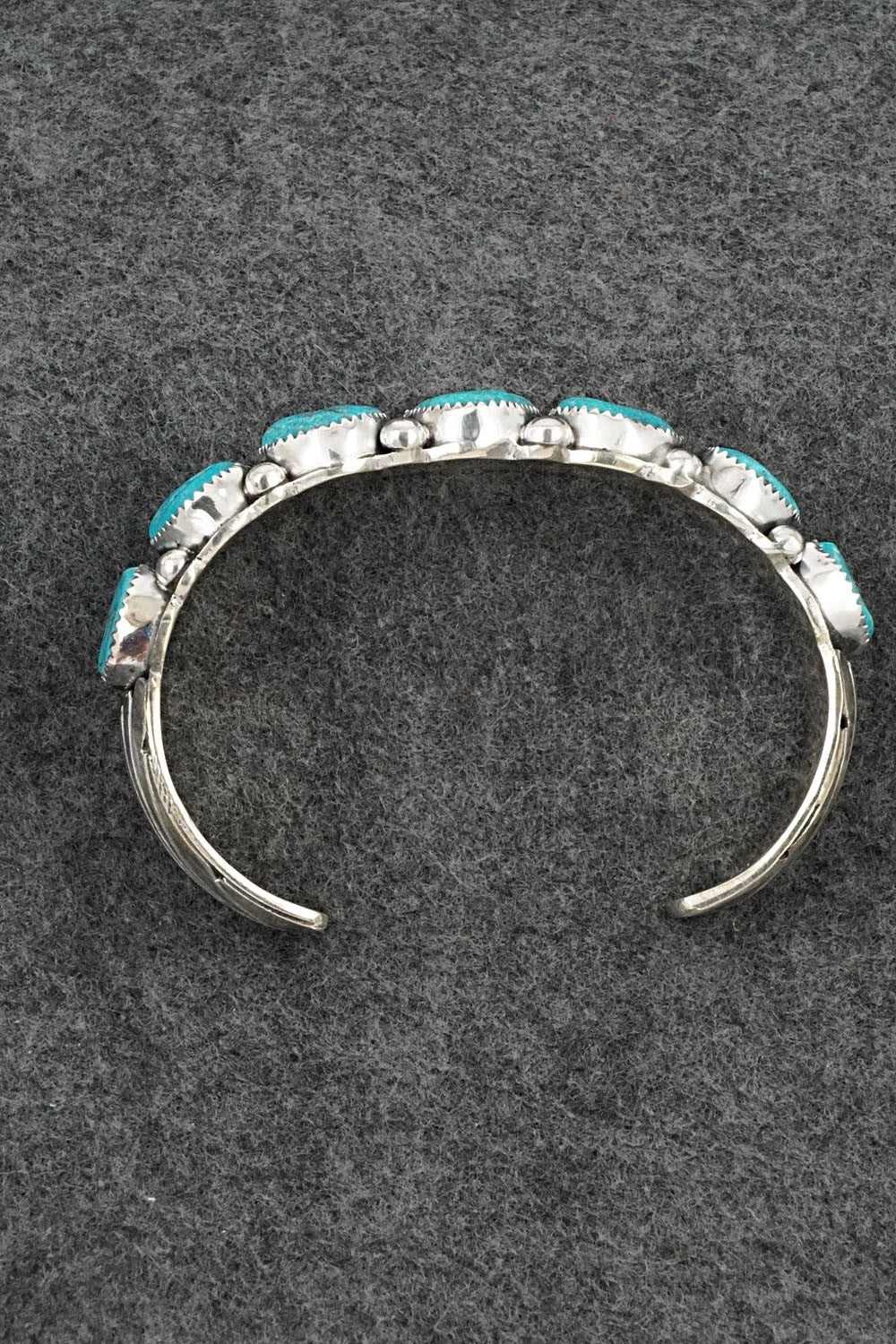 Turquoise & Sterling Silver Bracelet - Wilbert Muskett Sr.