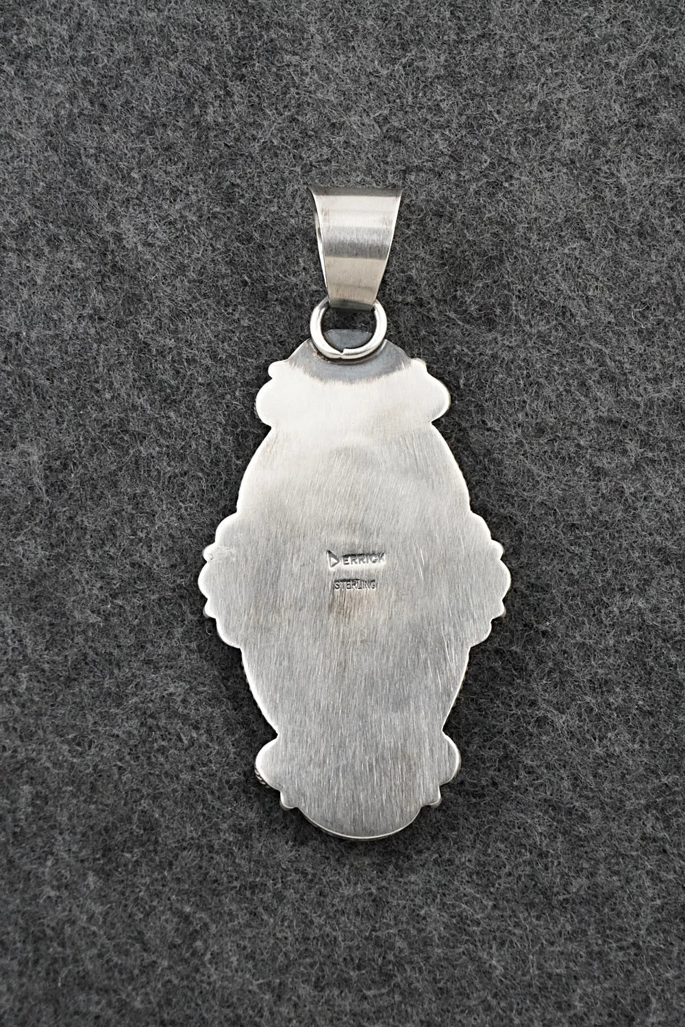 Turquoise and Sterling Silver Pendant - Derrick Gordon