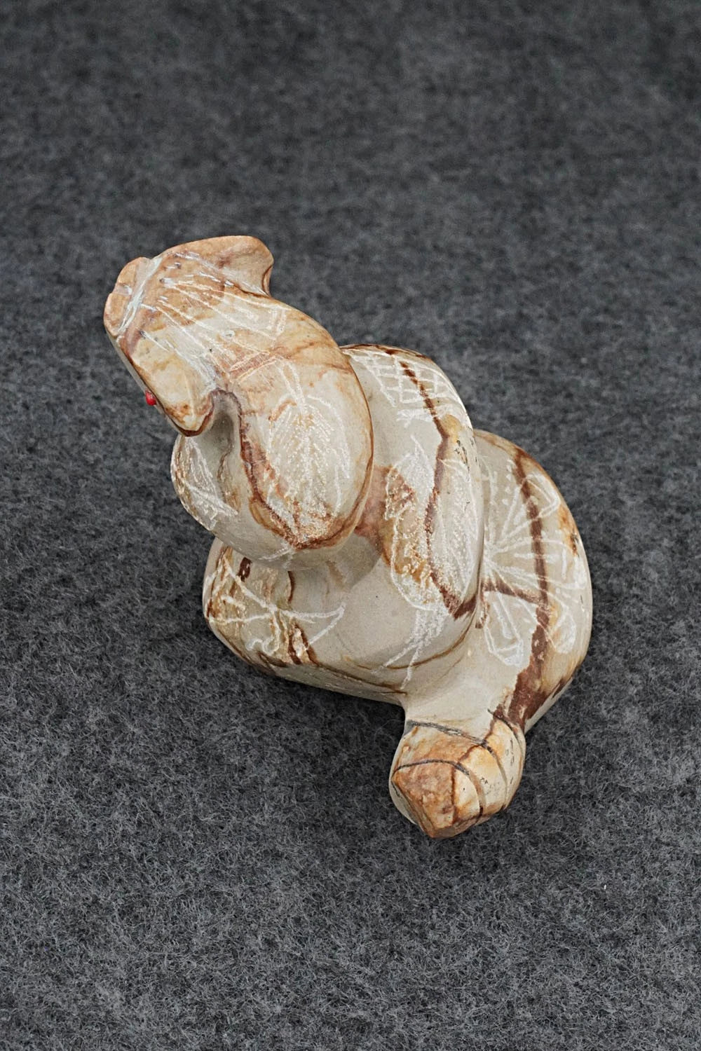 Rattlesnake Zuni Fetish Carving - Adrian Cachini