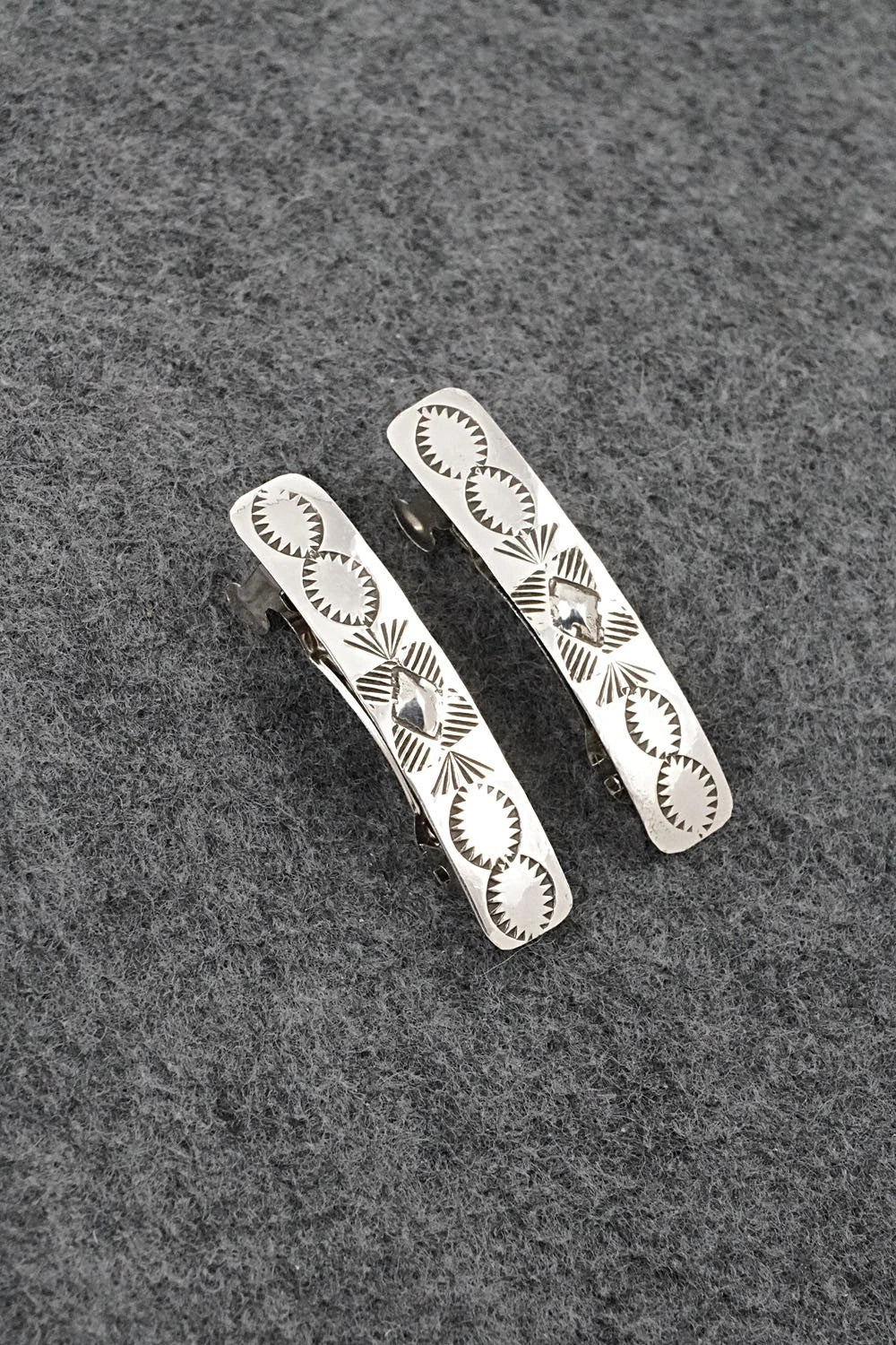 Sterling Silver Barrettes - Bertha Begay