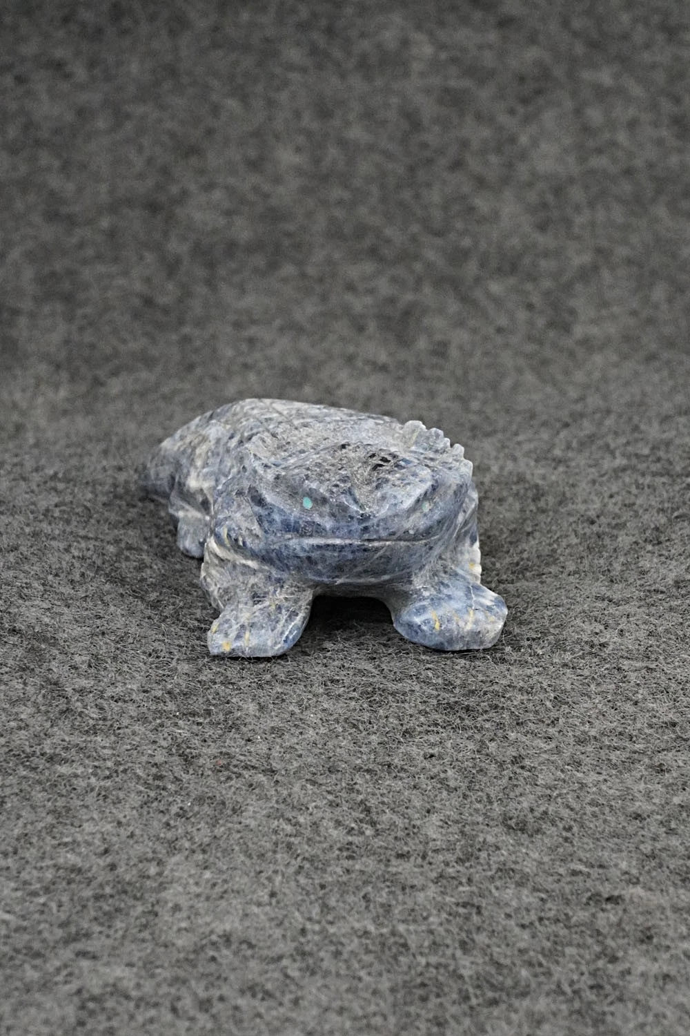 Horned Toad Zuni Fetish Carving - Tony Mackel