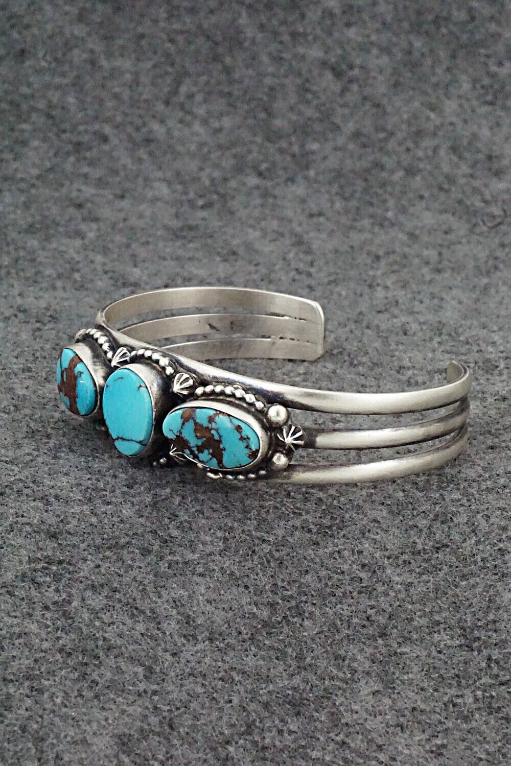 Turquoise & Sterling Silver Bracelet - Darrin Livingston