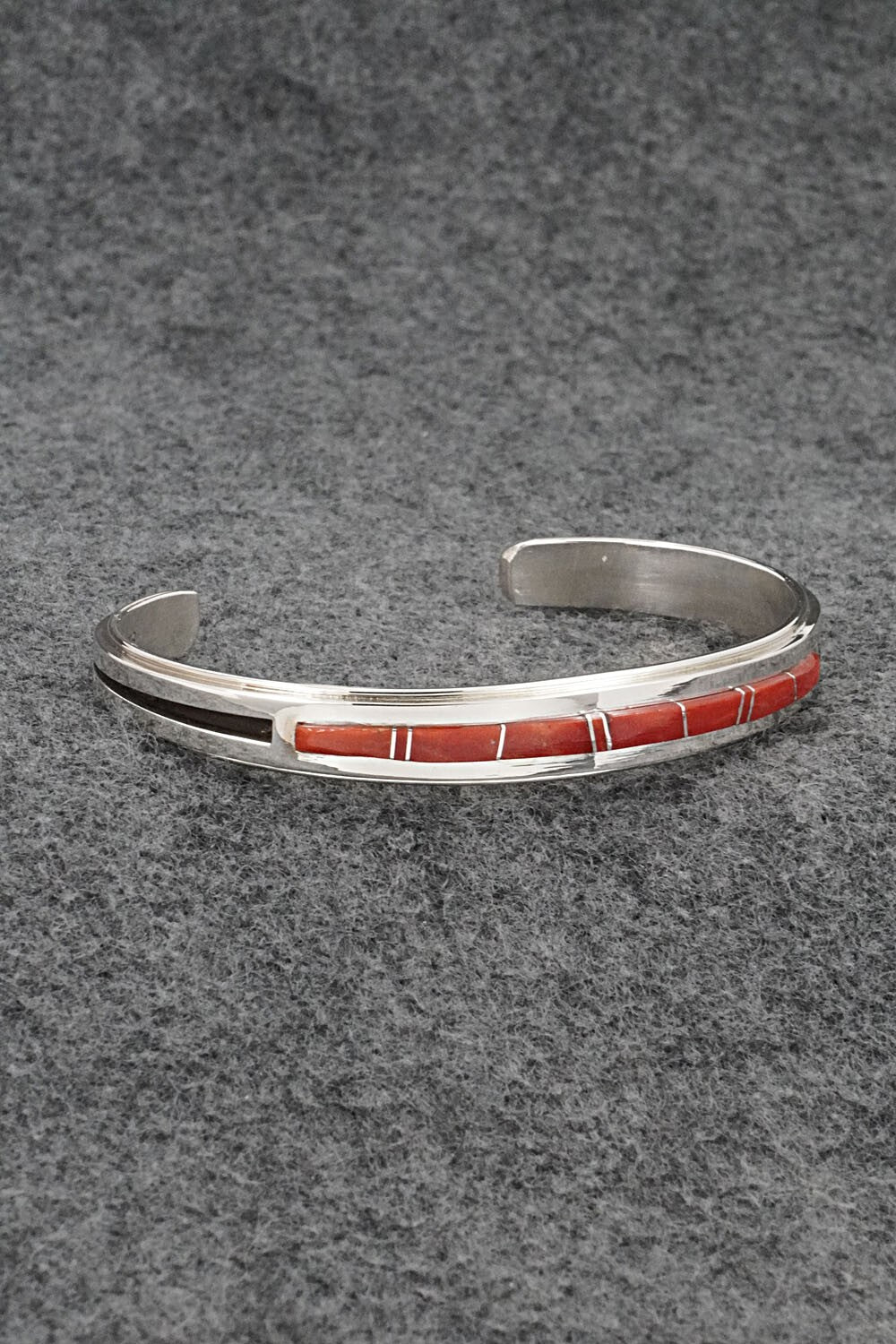 Coral & Sterling Silver Bracelet - Wilbert Muskett Jr.