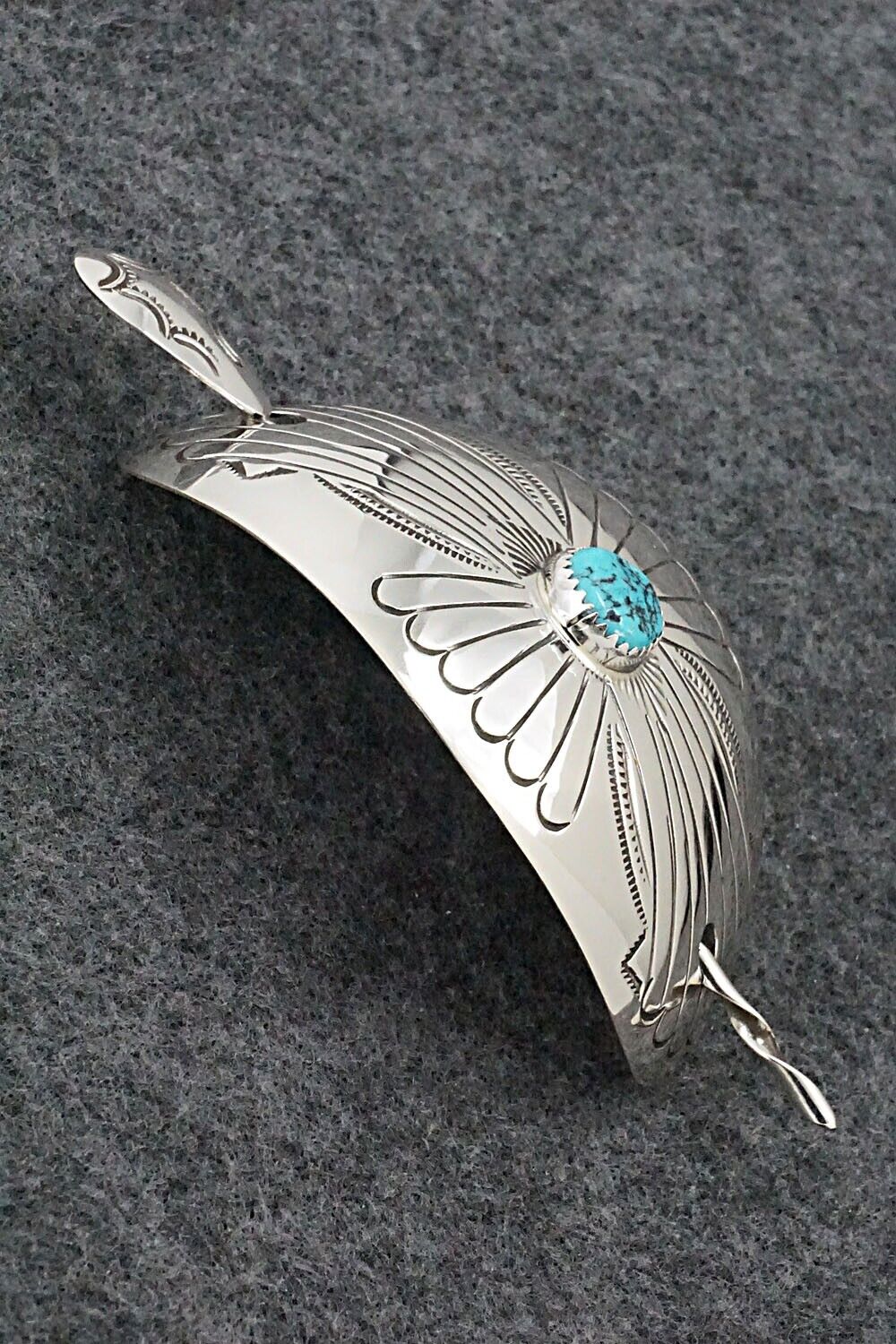 Turquoise & Sterling Silver Hair Pin - Jolene Begay