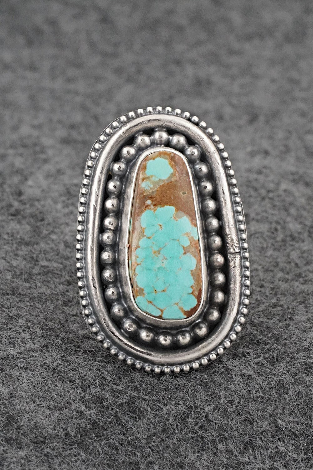 Turquoise & Sterling Silver Ring - Marita Benally - Size 9