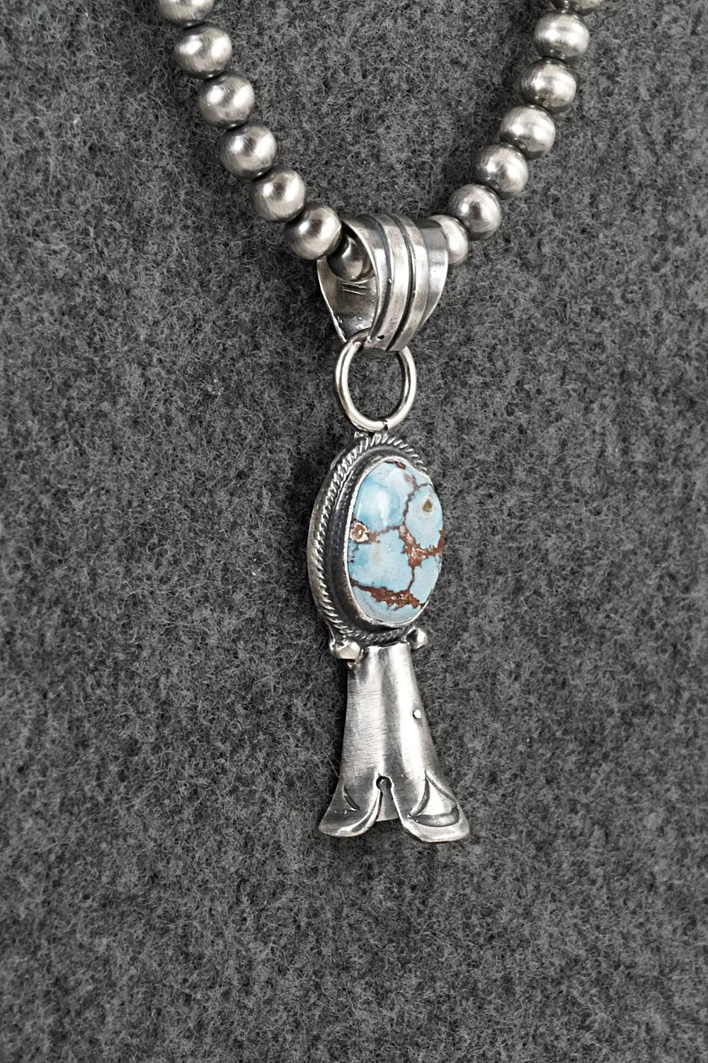 Turquoise & Sterling Silver Necklace - Sharon McCarthy