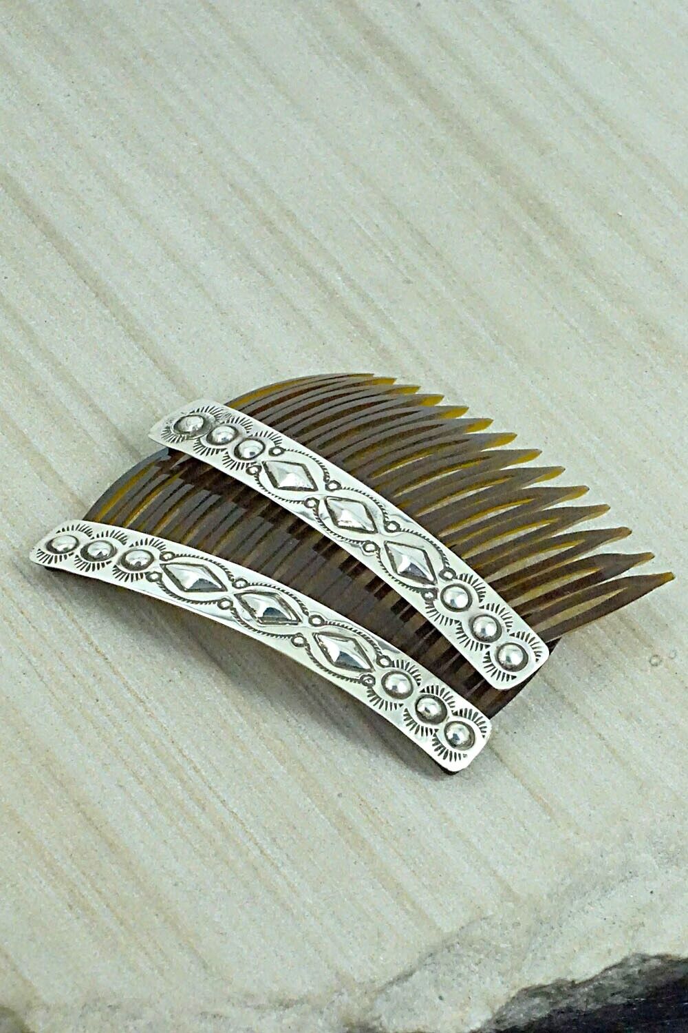 Sterling Silver Hair Combs - Jennie Blackgoat