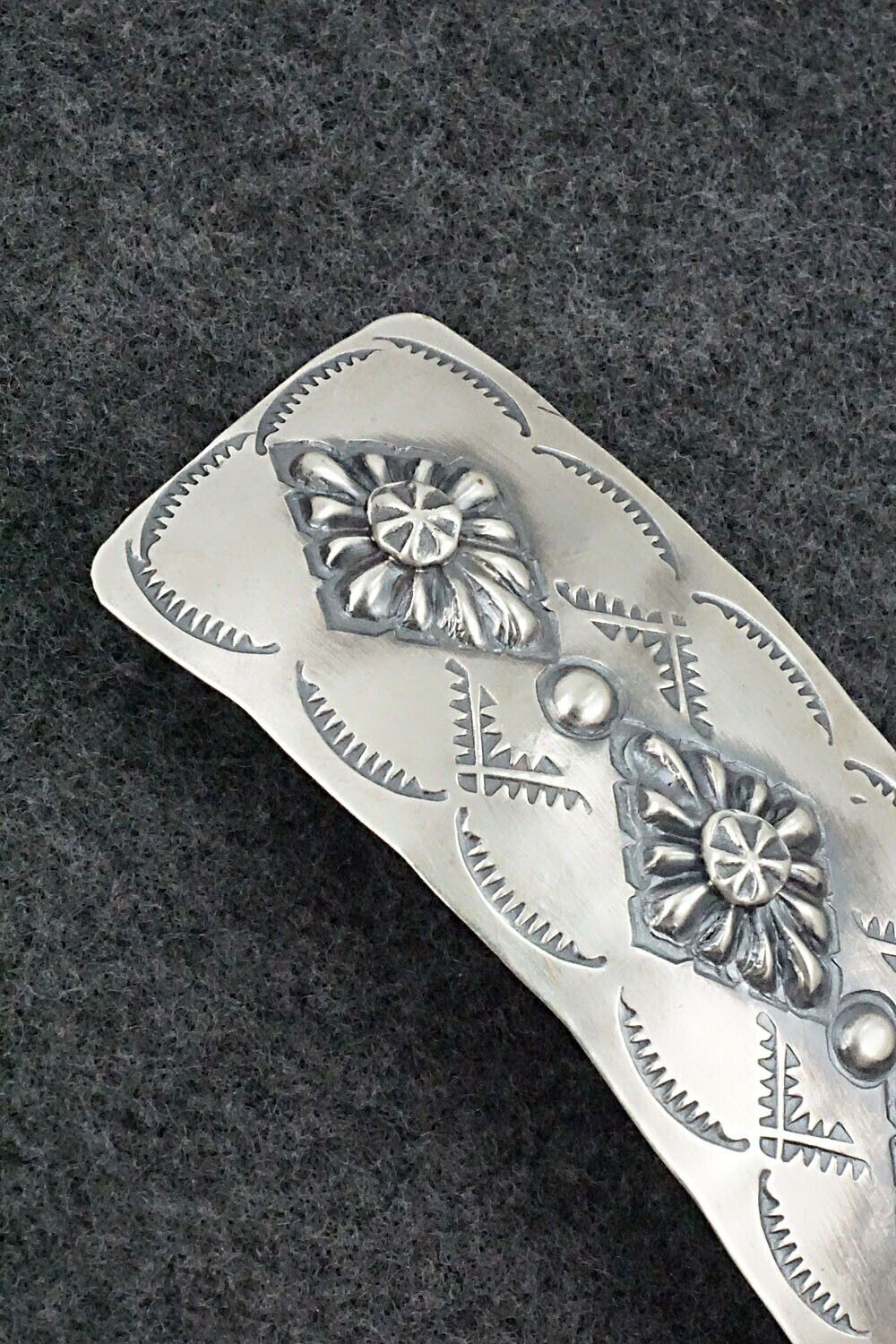 Sterling Silver Hair Barrette - Tim Yazzie