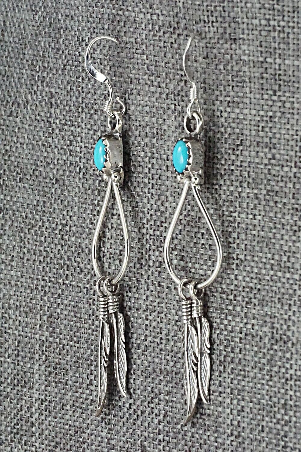 Turquoise & Sterling Silver Earrings - Sadie Jim