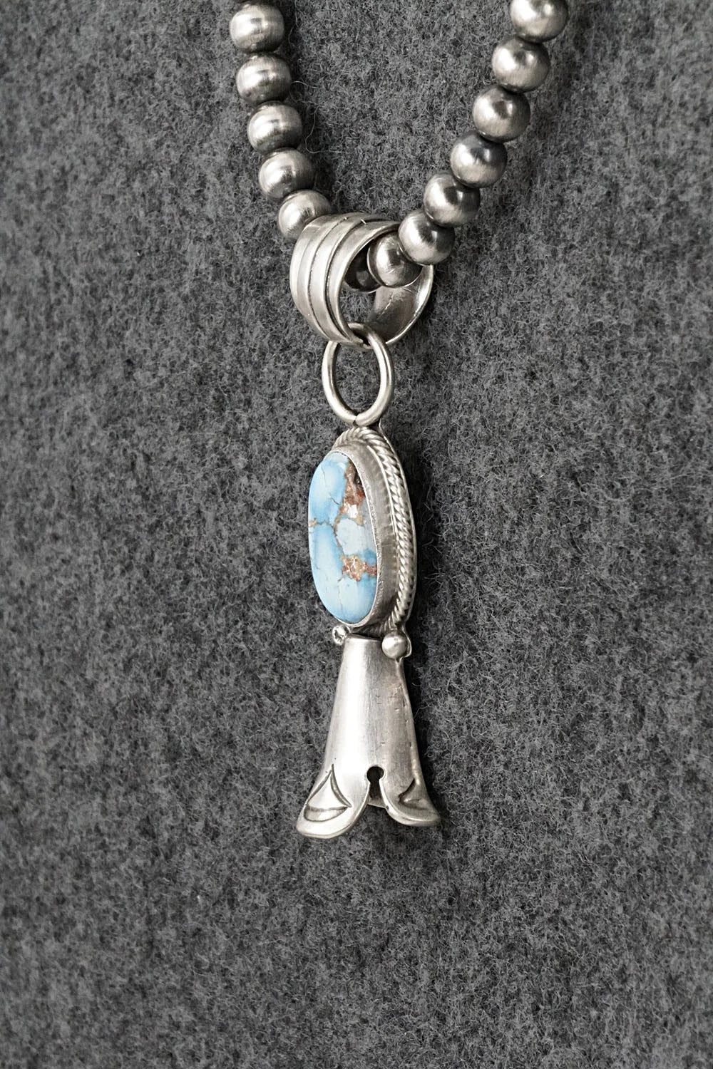 Turquoise & Sterling Silver Necklace - Sharon McCarthy