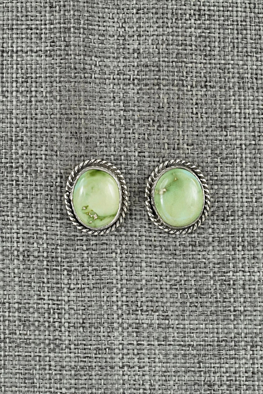 Turquoise & Sterling Silver Earrings - Rosemary Saunders