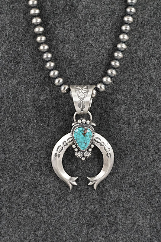 Turquoise & Sterling Silver Necklace - Samuel Yellowhair