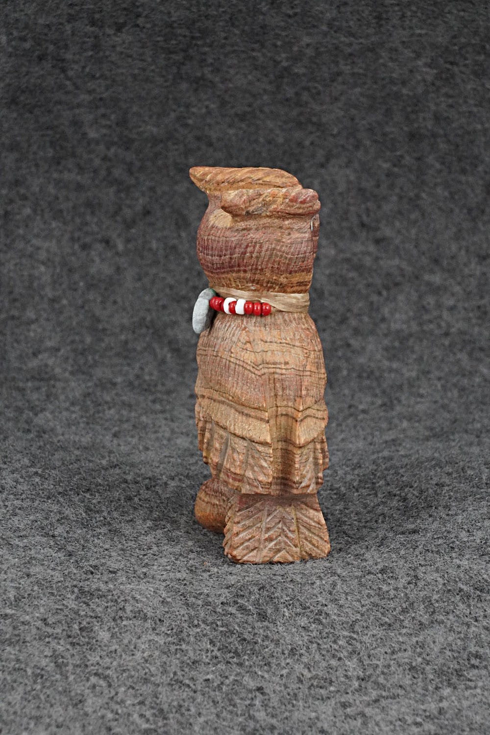 Owl Zuni Fetish Carving - Douglas Martza
