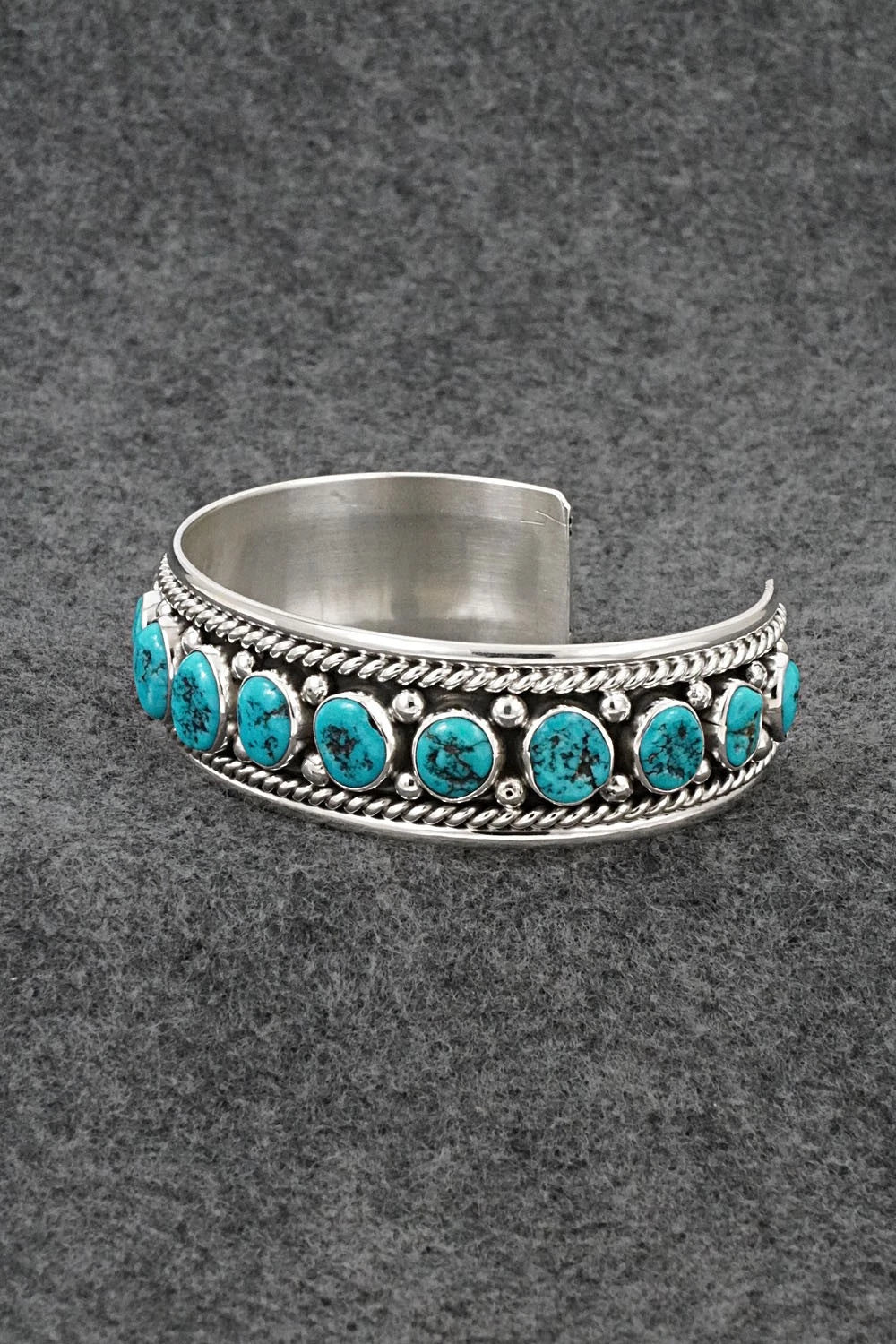 Turquoise & Sterling Silver Bracelet - Chester Charley