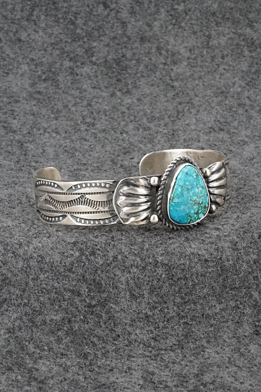 Turquoise & Sterling Silver Bracelet - Tillie Jon