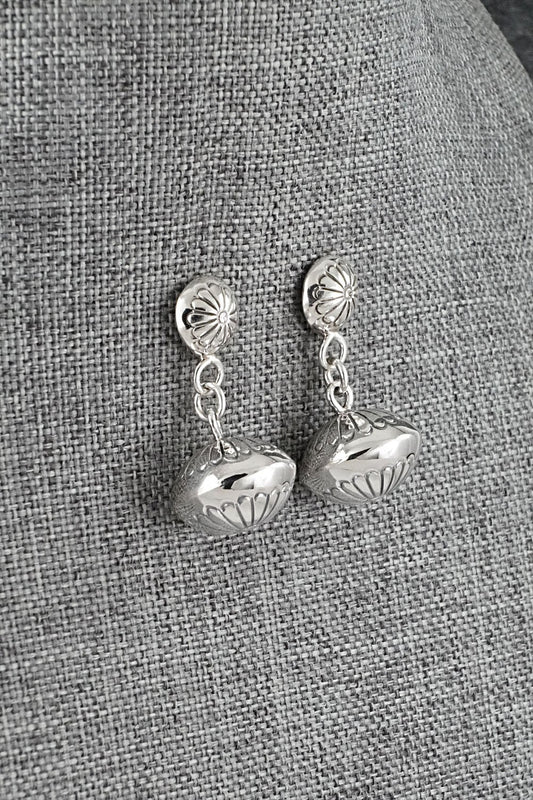 Sterling Silver Earrings - Marie Yazzie