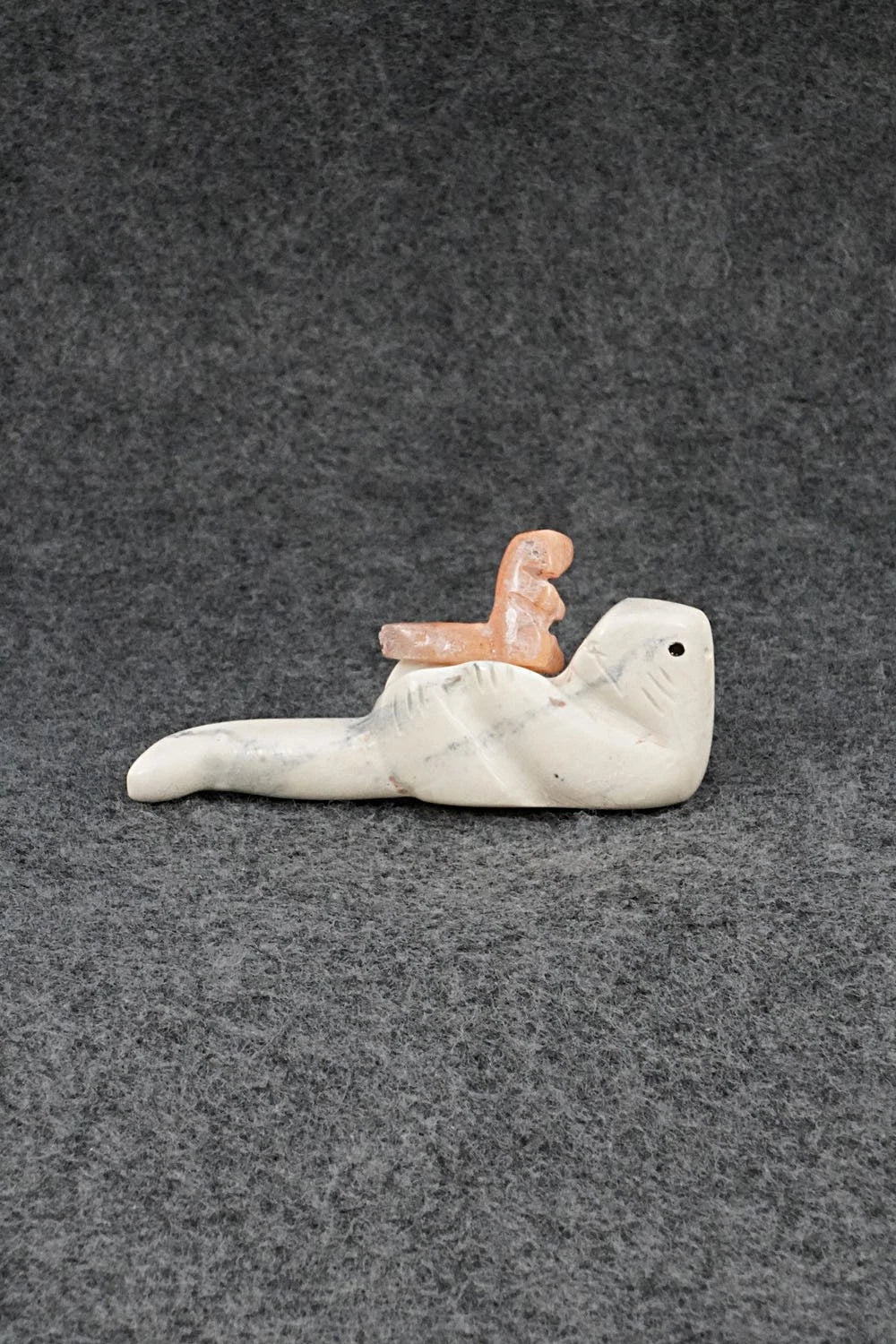 Otter Zuni Fetish Carving - Justin Red Elk