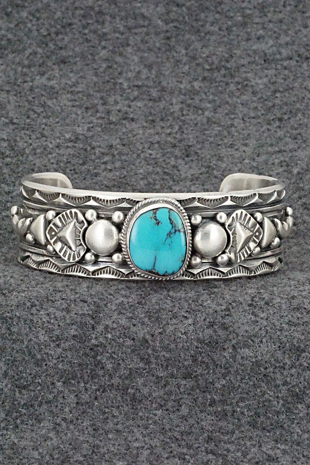 Turquoise & Sterling Silver Bracelet - Roland Dixson