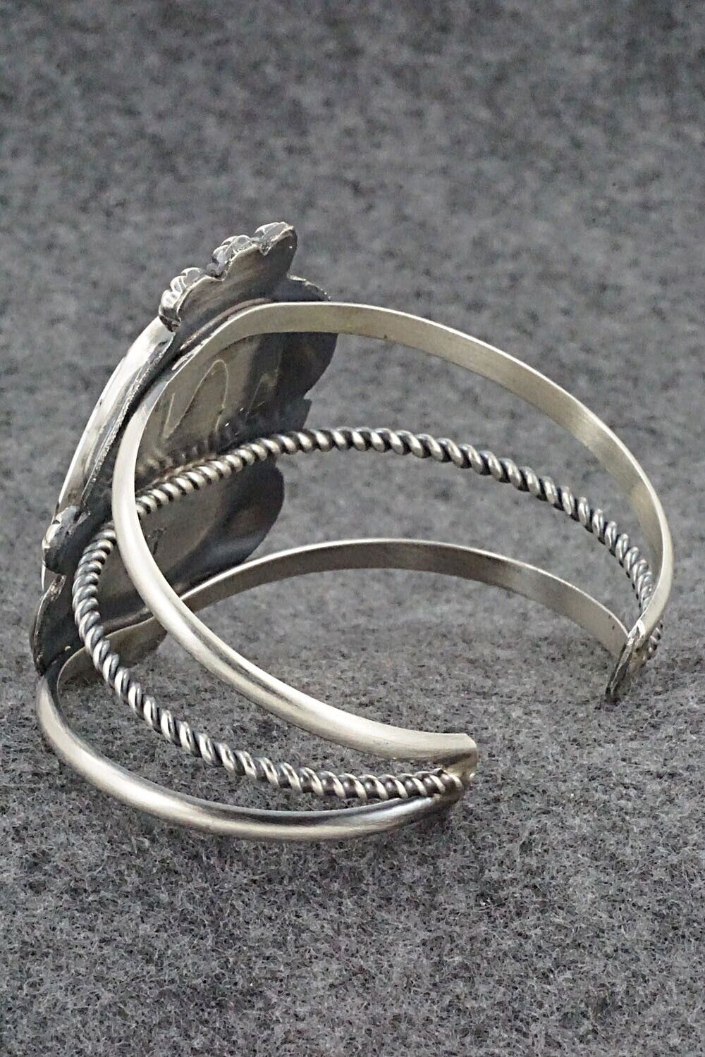 White Buffalo & Sterling Silver Bracelet - Jeff James Jr.